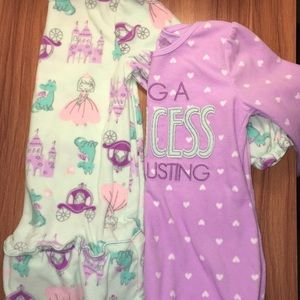 Set of 2 - fleece nightgowns!
